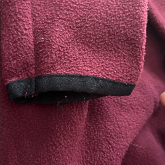 PINK brand size burgundy pull over fleece shirt size xs - Picture 7 of 7